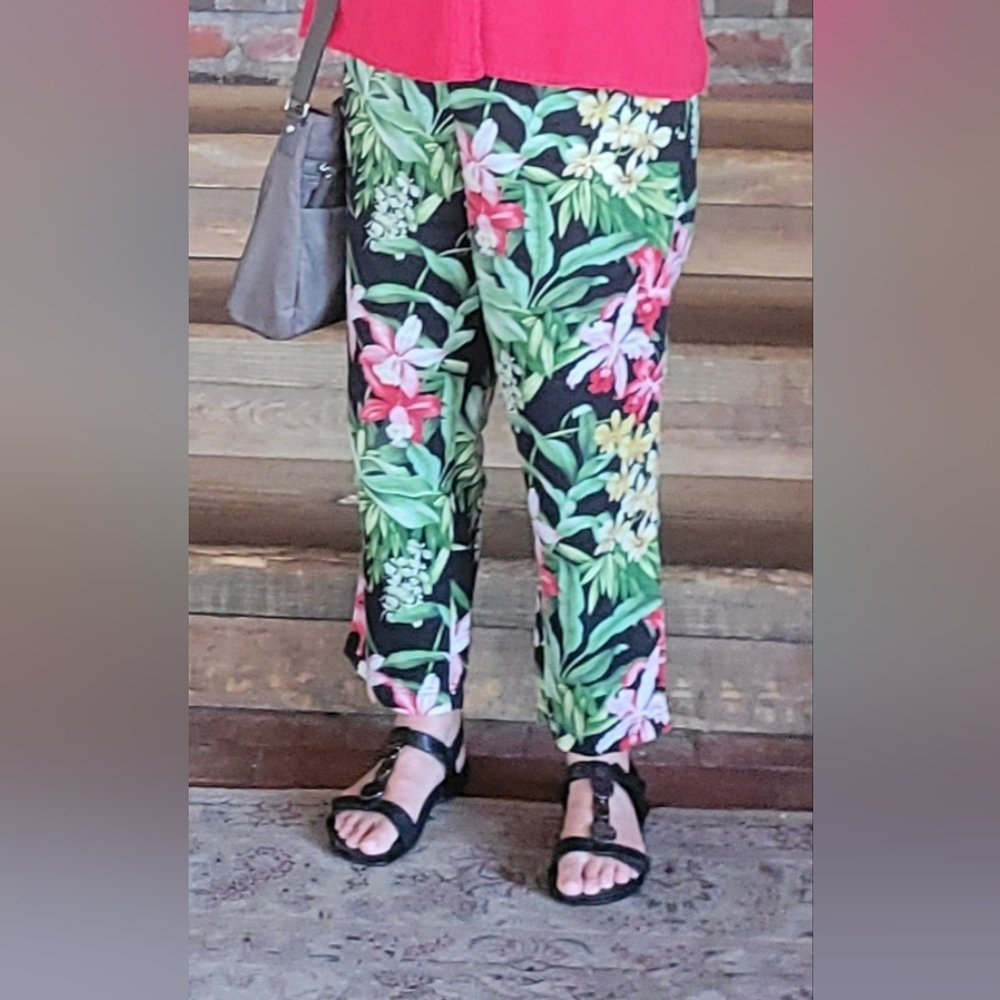 Tommy Bahama Linen Floral Print Women's Pants